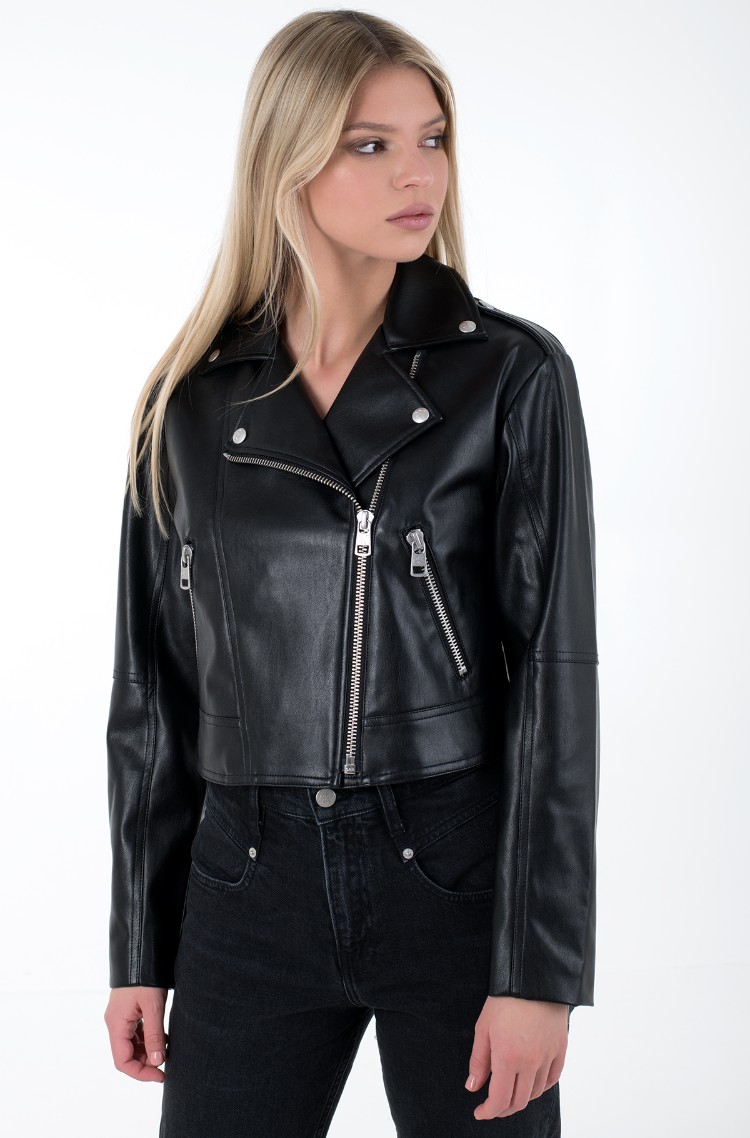Leather jacket FAUX LEATHER BIKER JACKET Calvin Klein, Leather jackets  Leather jacket FAUX LEATHER BIKER JACKET Calvin Klein, Leather jackets |  Denim Dream e-store