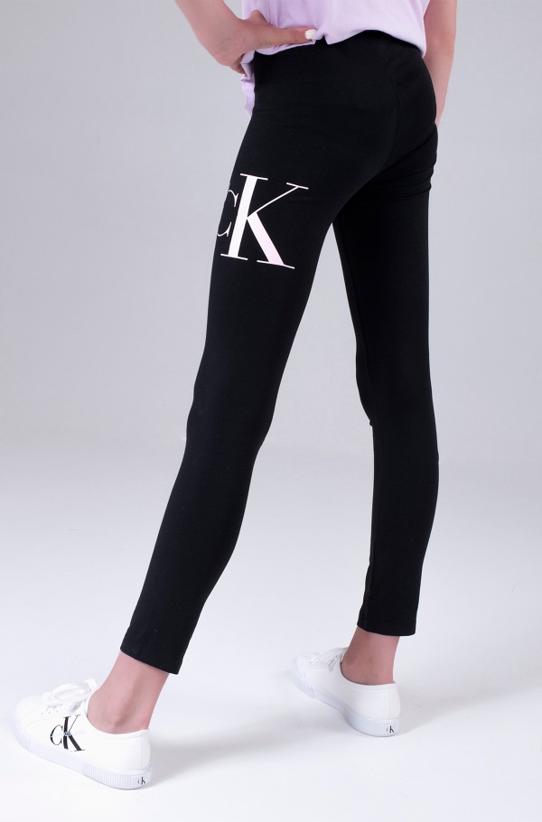 black Kids leggings HYBRID LOGO LEGGING Calvin Klein Kids black Kids leggings HYBRID LOGO LEGGING Calvin Klein Kids Denim Dream E pood