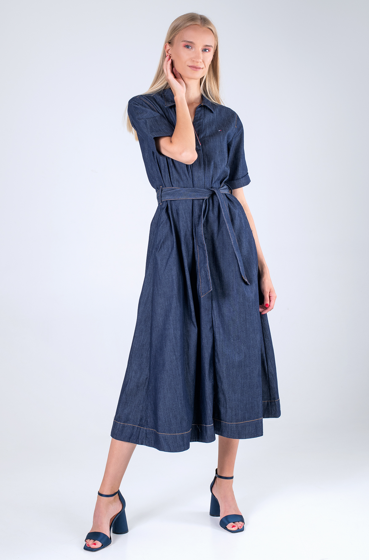 denim dress f&f