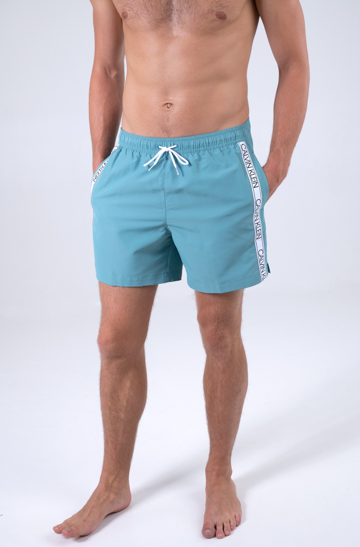 Ujumispuksid Km0km00669 Calvin Klein Meeste Ujumisriided Denim Dream E Pood