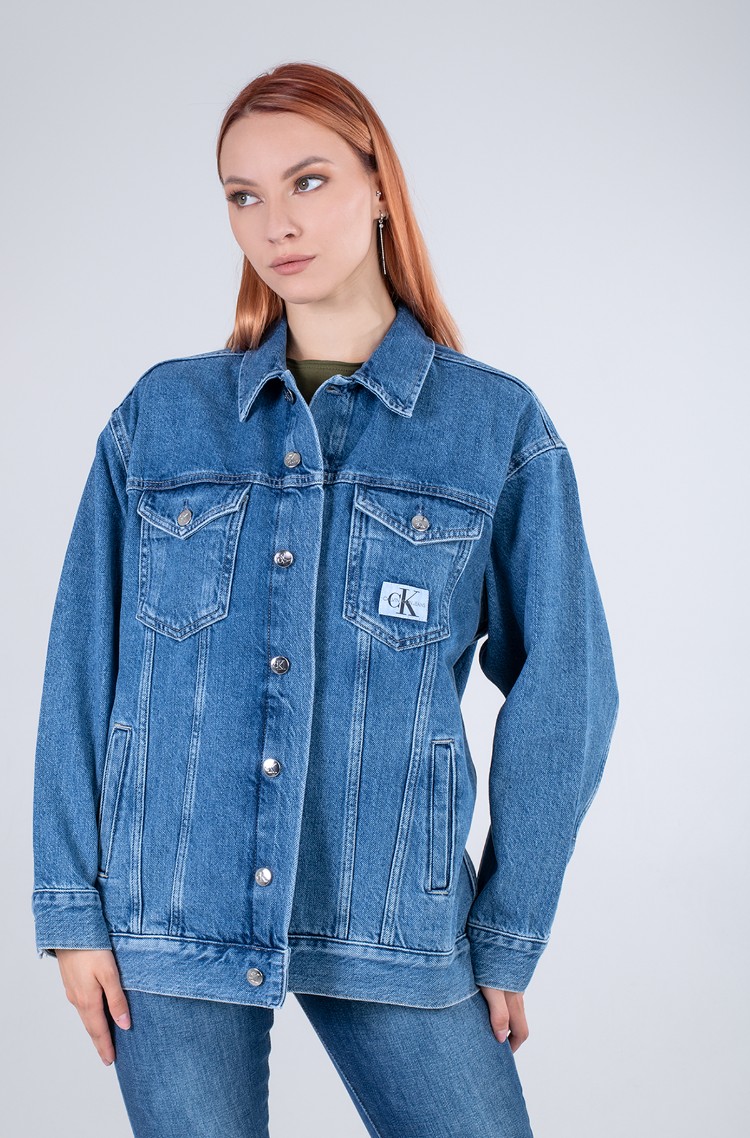 calvin klein denim jacket womens