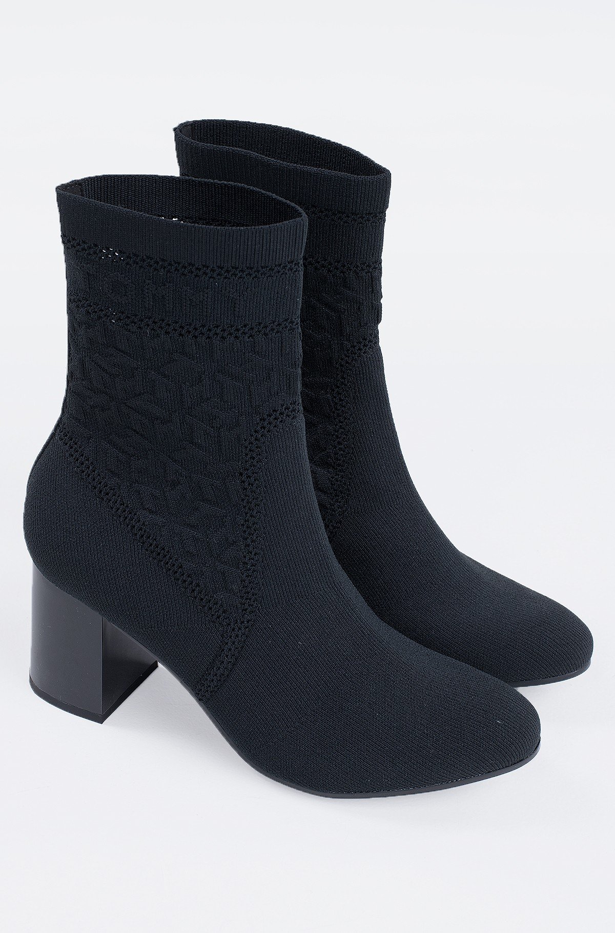 Ankle boots TH KNITTED MID HEEL BOOT-full-2
