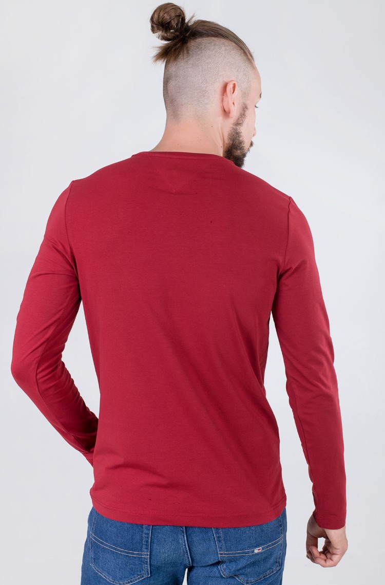 tommy hilfiger stretch slim fit long sleeve tee