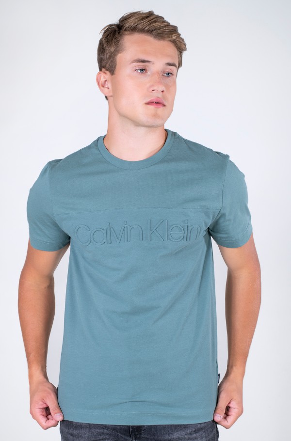 LA7 T-shirt TEXTURED EMBOSSED LOGO T-SHIRT Calvin Klein