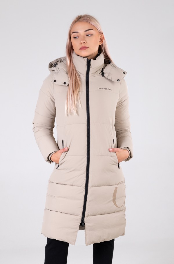 Coat CK SIDE LOGO LONG PUFFER JACKET Calvin Klein, Coats Coat CK SIDE LOGO  LONG PUFFER JACKET Calvin Klein, Coats | Denim Dream e-store