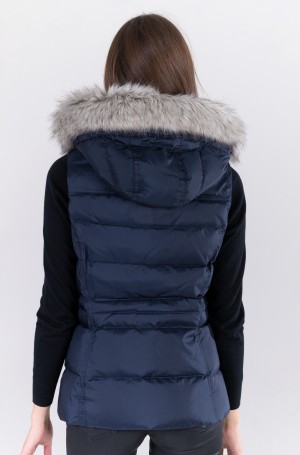 Jope/Vest TH ESS TYRA DOWN VEST WITH FUR-3