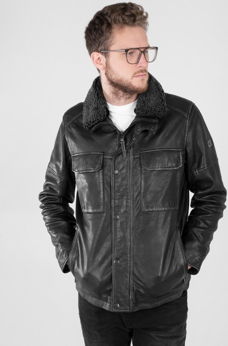 camel active leather jackets