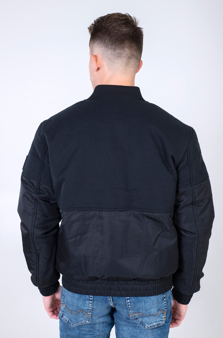 Black Jacket MIX MEDIA BOMBER Klein, Jackets black Jacket MIX MEDIA Calvin Klein, Jackets | Denim Dream E-pood