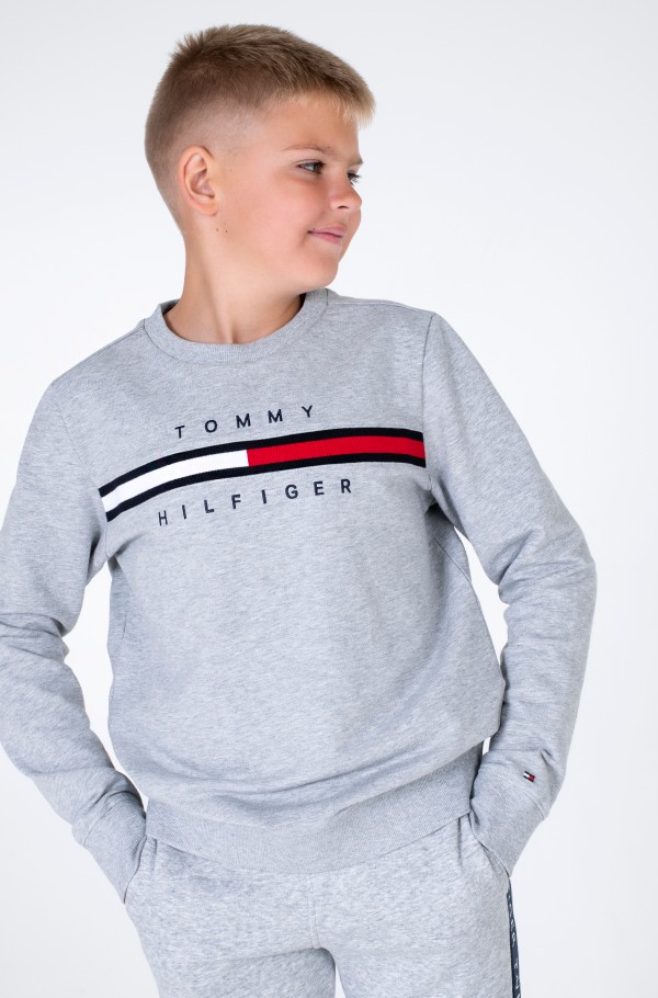 P01 Kids sweatshirt FLAG RIB INSERT SWEATSHIRT Tommy Hilfiger Children P01 Kids sweatshirt FLAG RIB INSERT SWEATSHIRT Tommy Hilfiger Children Denim Dream E pood