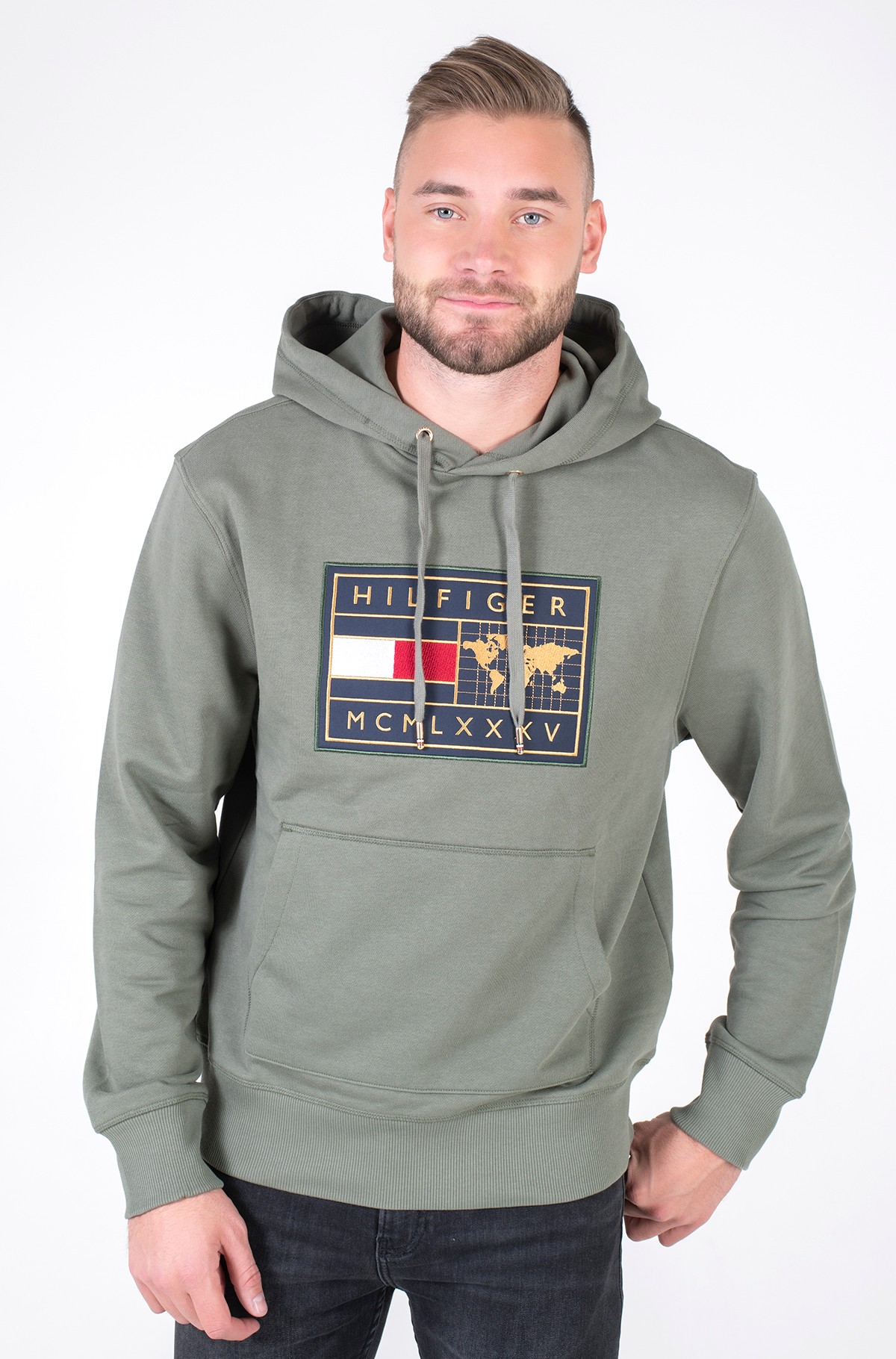 tommy hilfiger icon badge hoodie