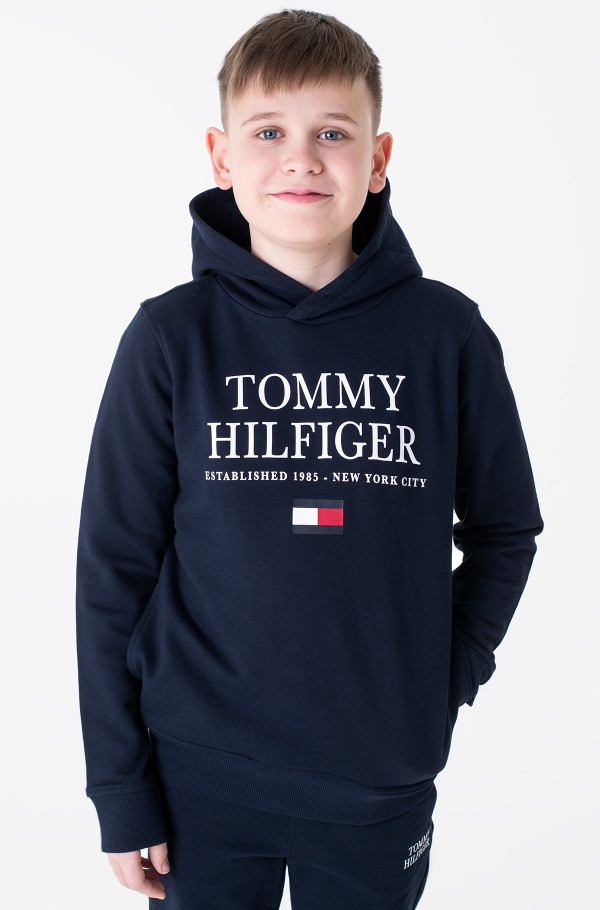 Blue6 Children s sweatshirt TH LOGO HOODIE Tommy Hilfiger Kids