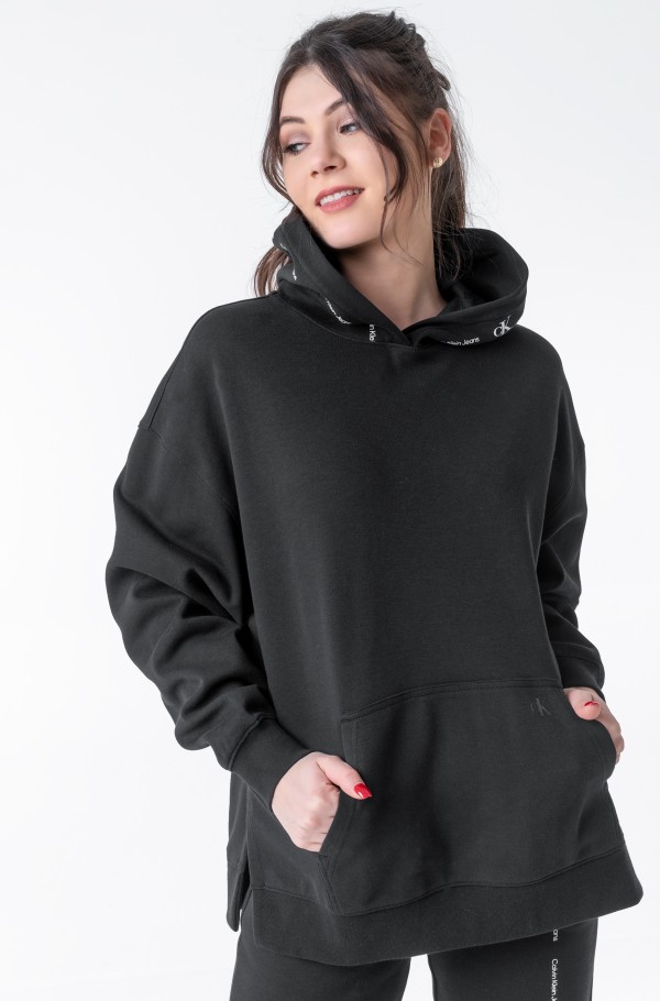 REPEAT LOGO OVERSIZED HOODIE-hover