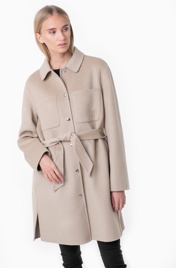 Tommy hilfiger wool blend on sale coat