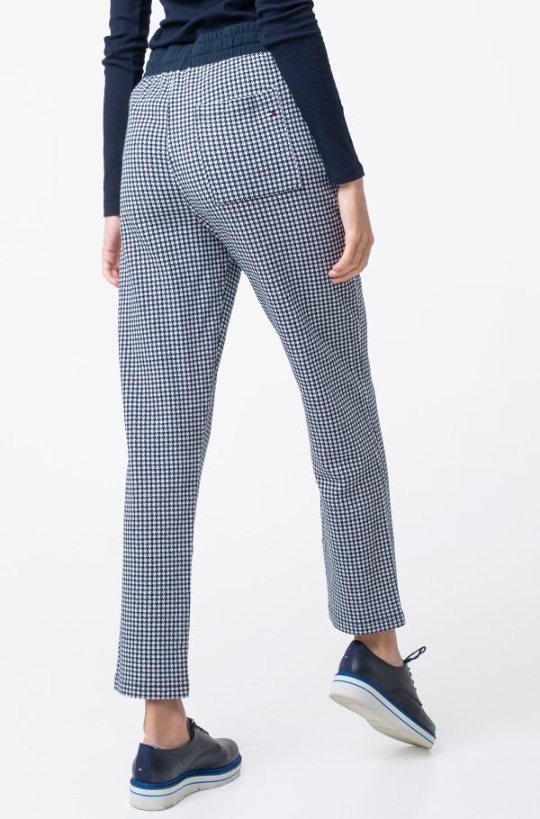 TAPERED HOUNDSTOOTH SWEATPANT-hover