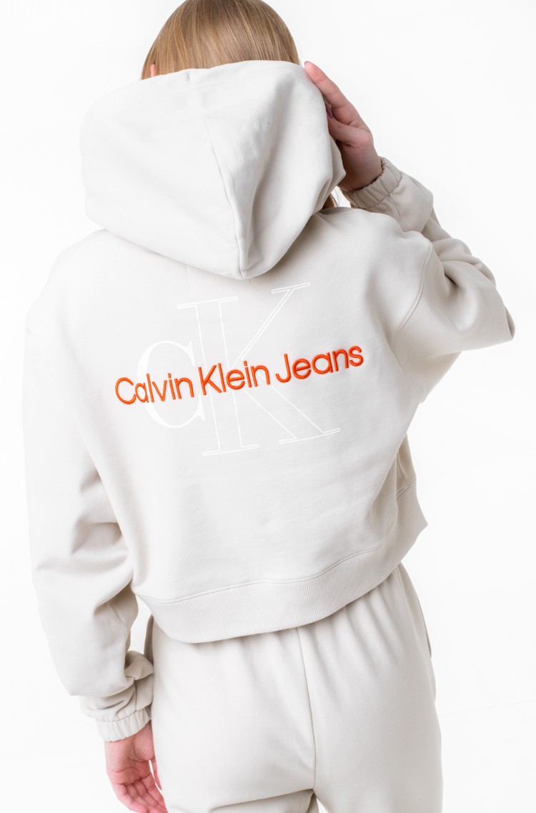 Beige Hoodie TWO TONE MONOGRAM HOODIE Calvin Klein, Sweatshirts Beige Hoodie  TWO TONE MONOGRAM HOODIE Calvin Klein, Sweatshirts | Denim Dream E-pood
