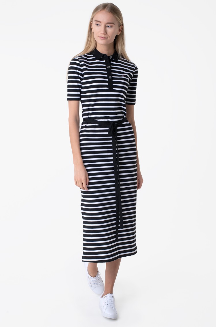 tommy hilfiger midi polo dress