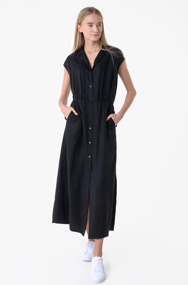 Calvin klein clearance maxi shirt dress