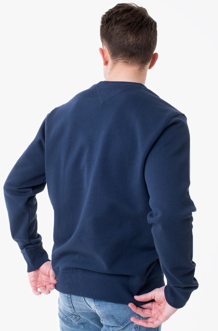 Blue 2 Hoodie TJM CORP LOGO CREW Tommy Jeans, Men Dressipluusid Blue 2  Hoodie TJM CORP LOGO CREW Tommy Jeans, Men Dressipluusid | Denim Dream  E-pood