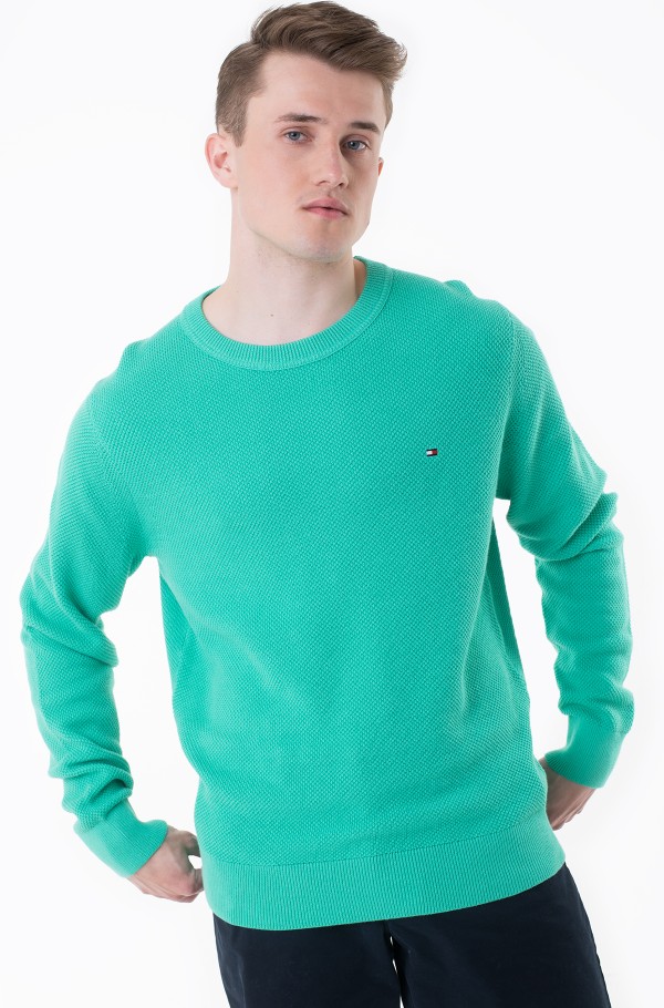 PIQUE STRUCTURE CREW NECK