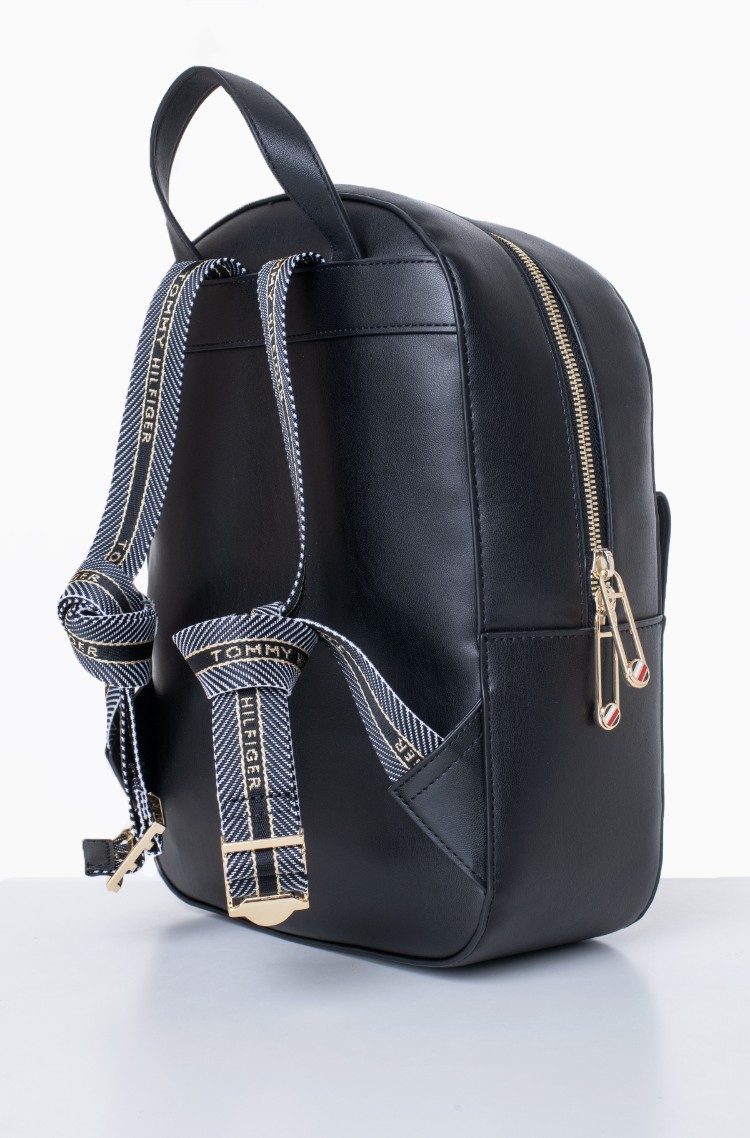 black Backbag ICONIC TOMMY BACKPACK SIGNATURE Tommy Hilfiger, Womens ...