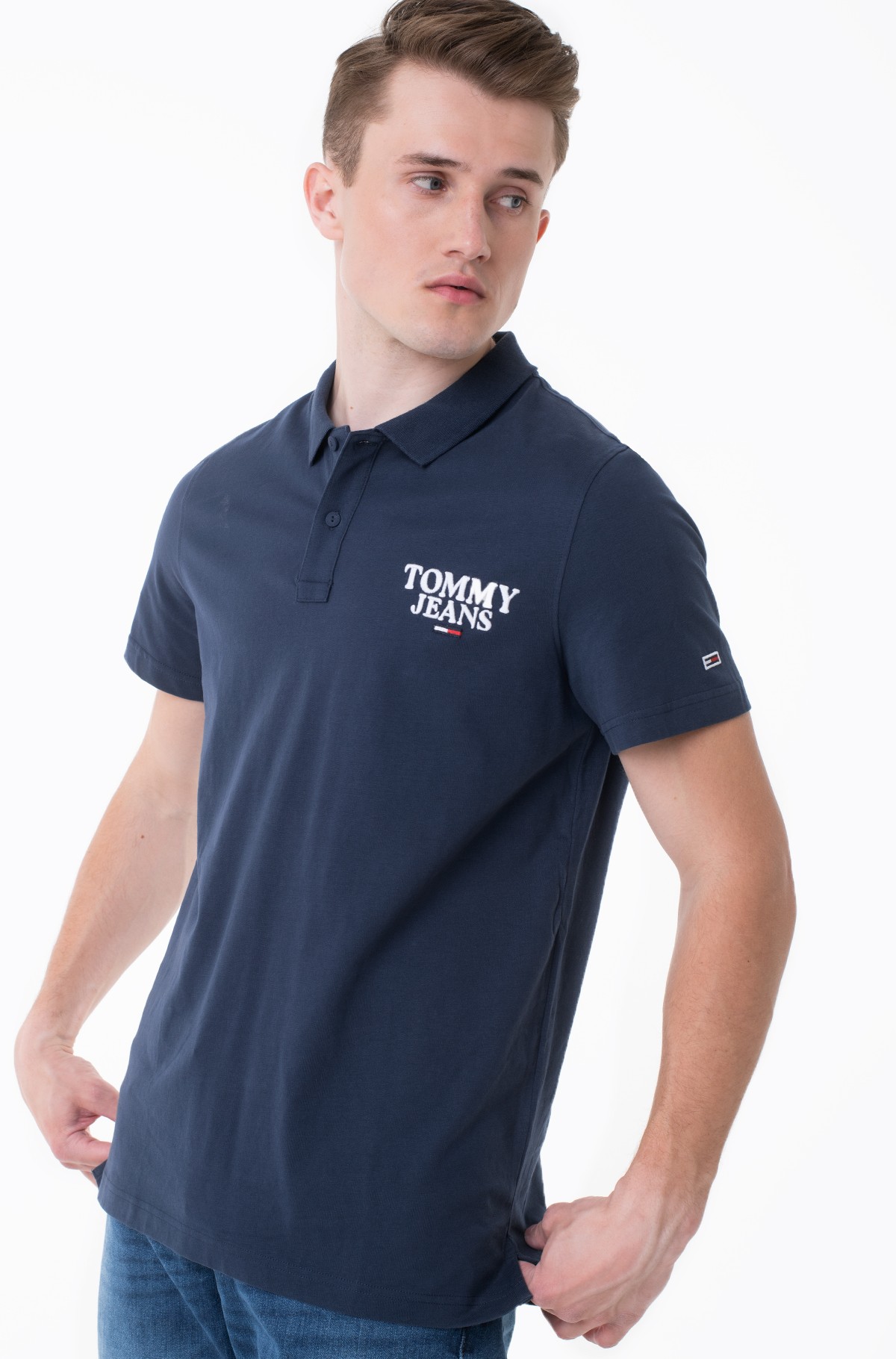 Tommy Jeans Men's TJM Reg Jersey Polo Shirt