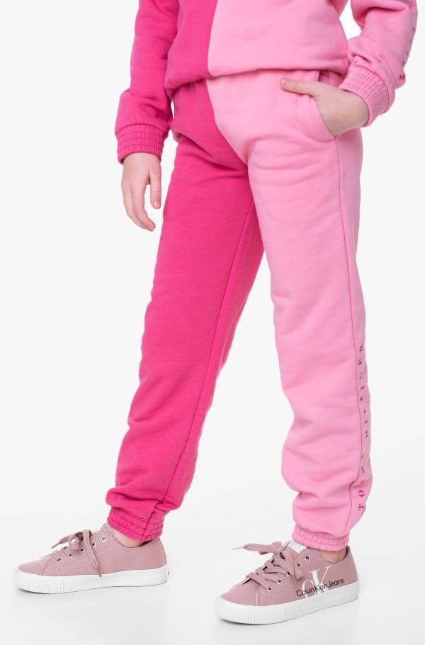 TWO TONE SWEAT PANTS-hover