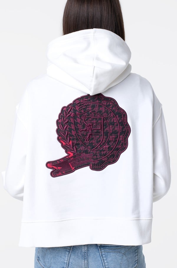 ICON RELAXED CREST HOODIE-hover