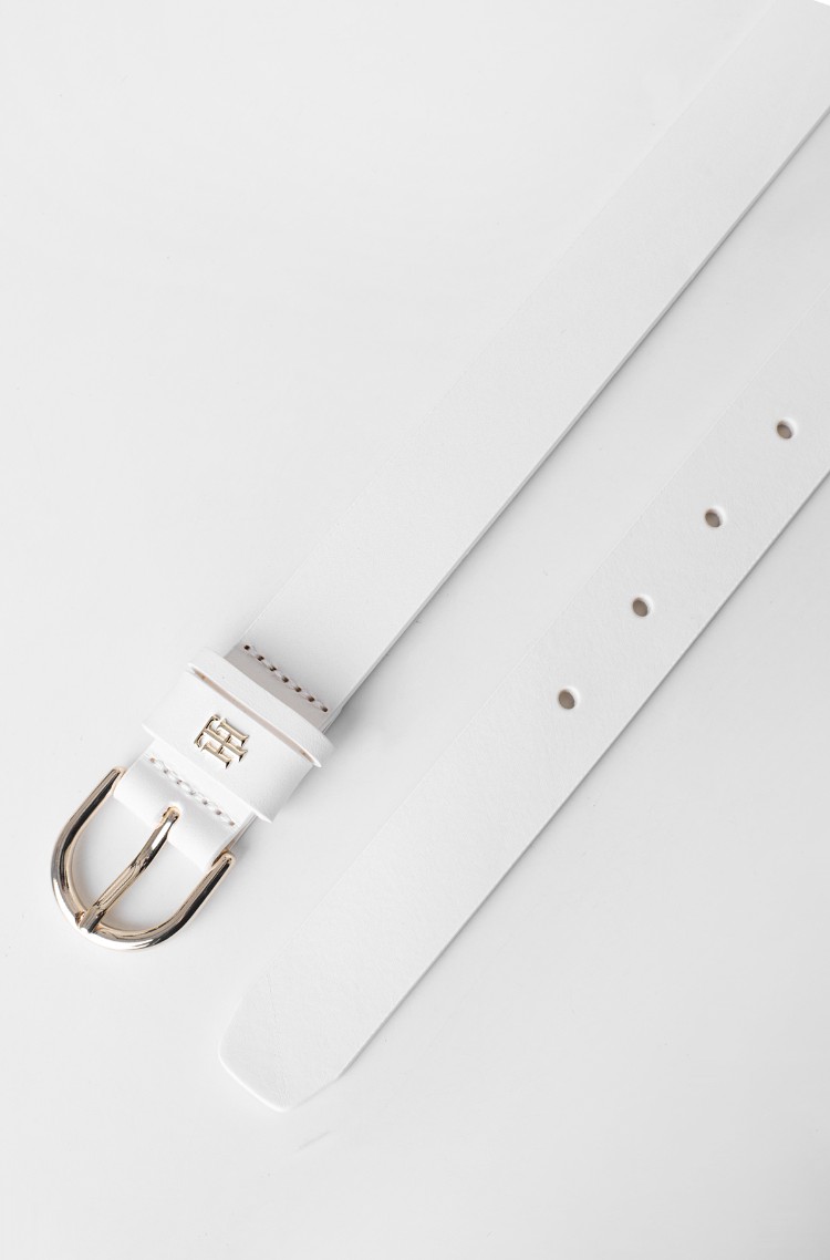 tommy hilfiger white belt