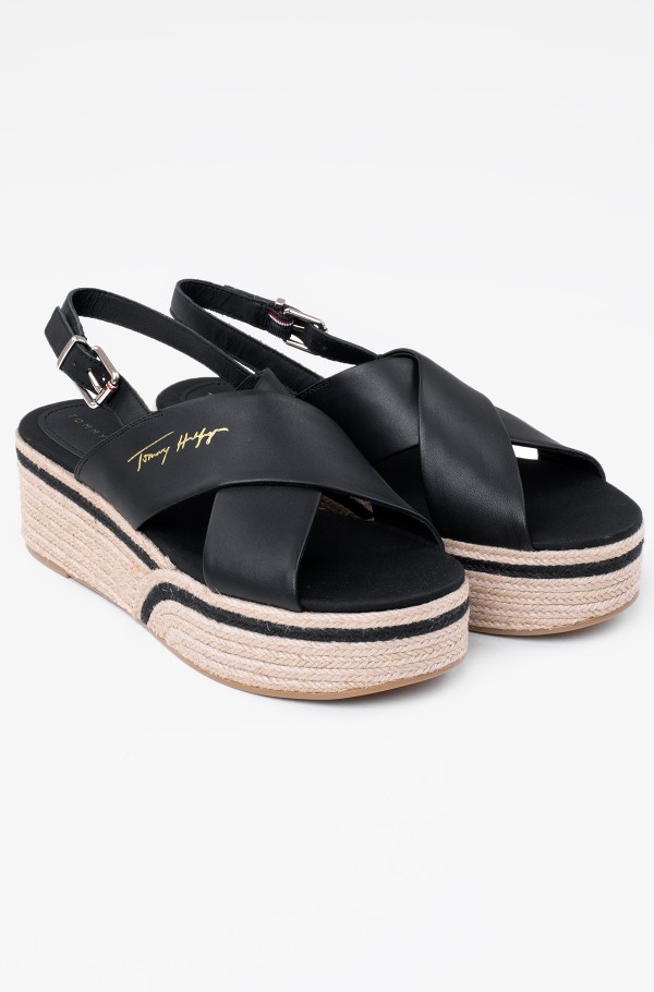 ELEVATED TH LEATHER FLATFORM