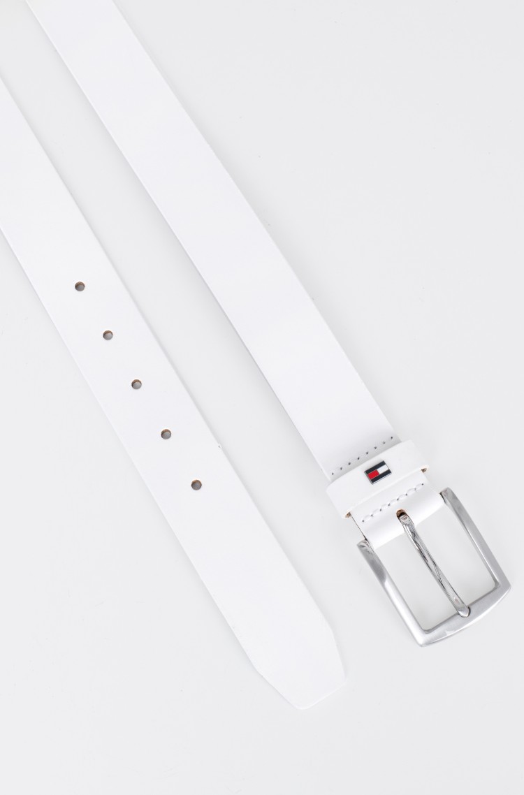 tommy hilfiger white belt