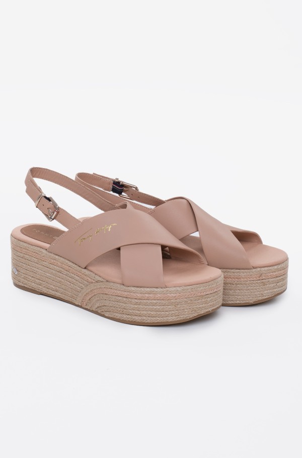 ELEVATED TH LEATHER FLATFORM-hover