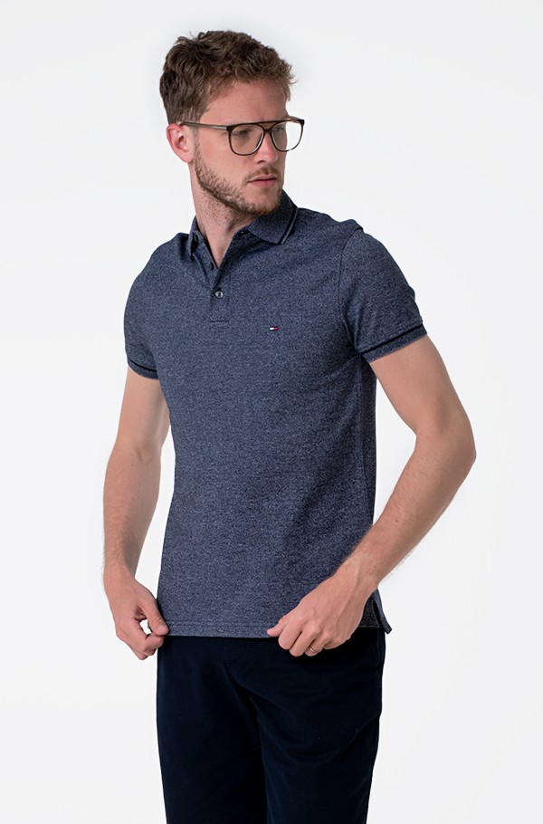 MOULINE TIPPED SLIM POLO