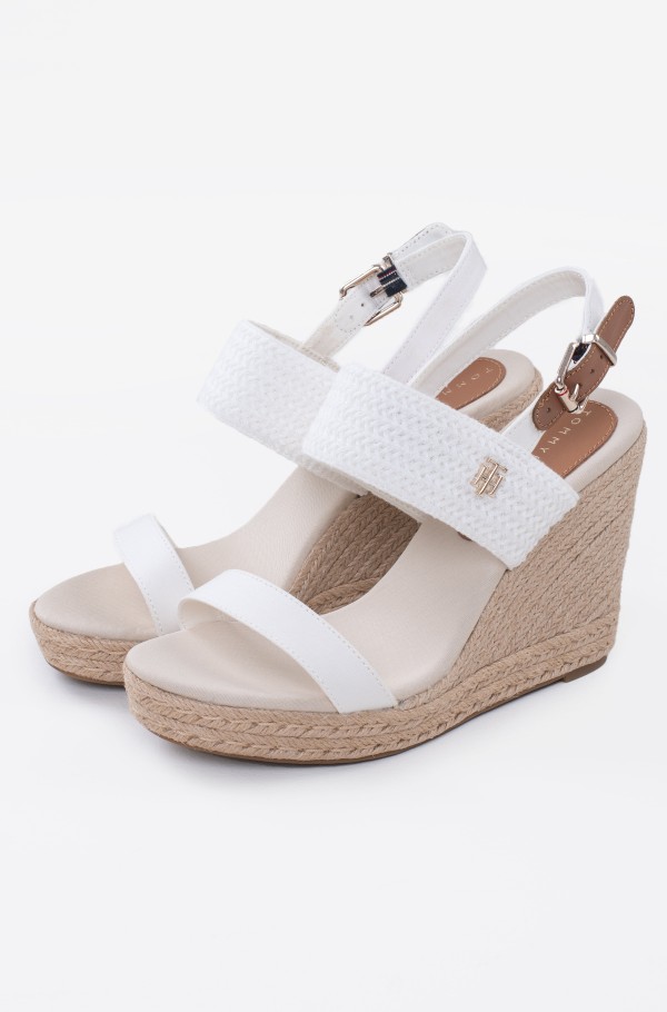 TH TEXTURED HIGH WEDGE SANDAL-hover