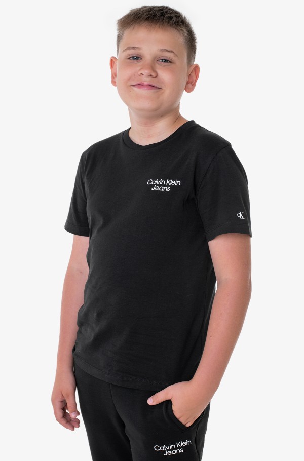 BEH T shirt CKJ STACK LOGO T SHIRT Calvin Klein Kids Children