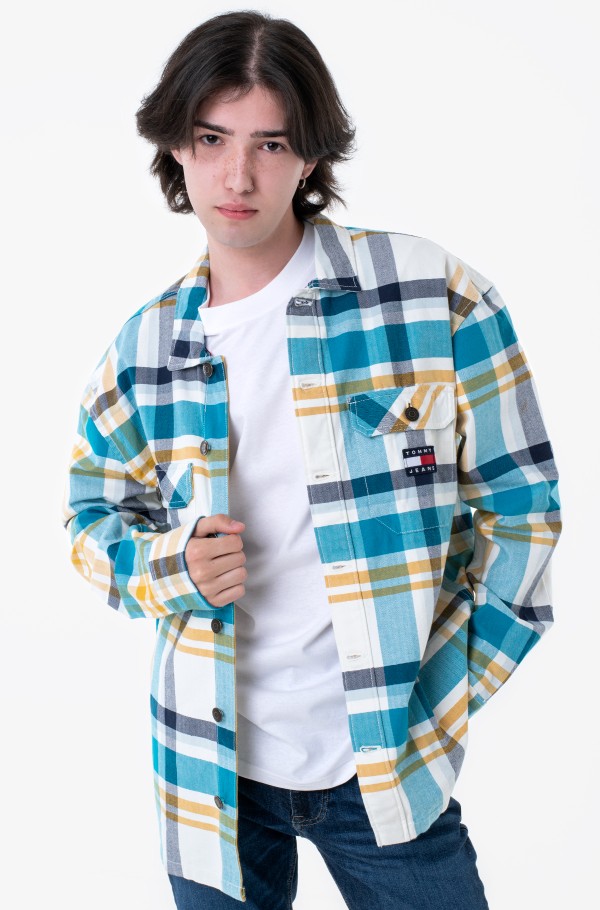 TJM CASUAL CHECK OVERSHIRT-hover
