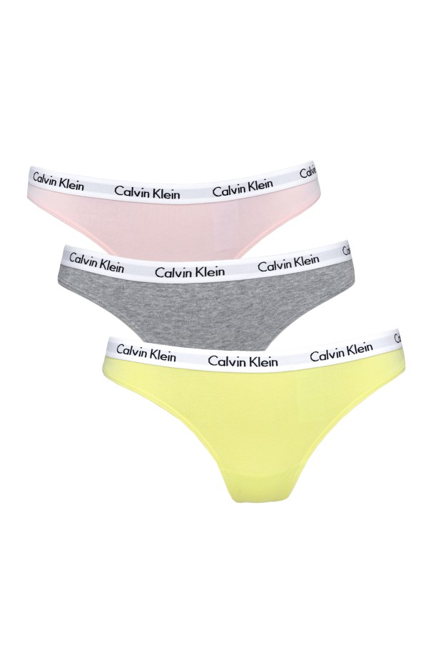 CALVIN KLEIN 000QD3587E - 3 Pack of thongs