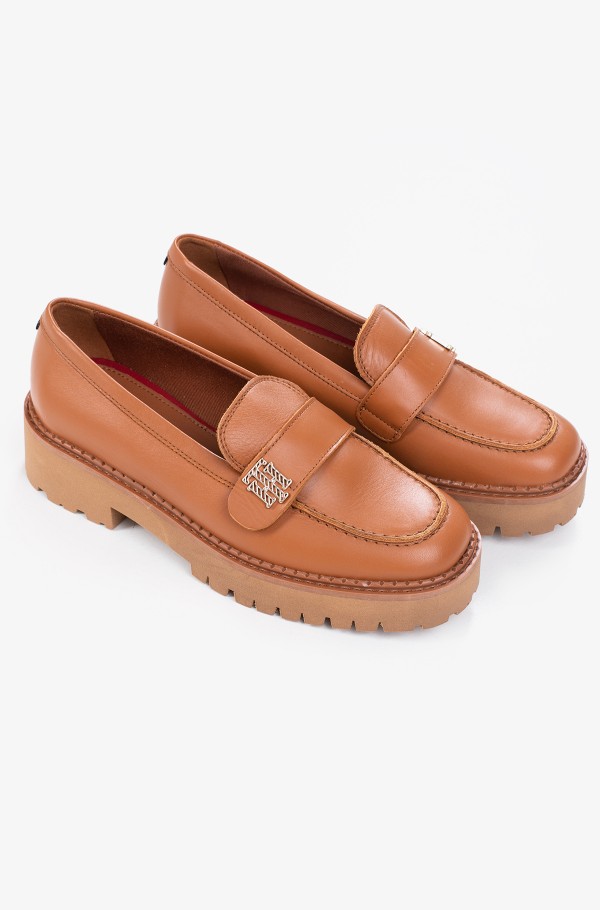 Tommy hilfiger sale tan loafers