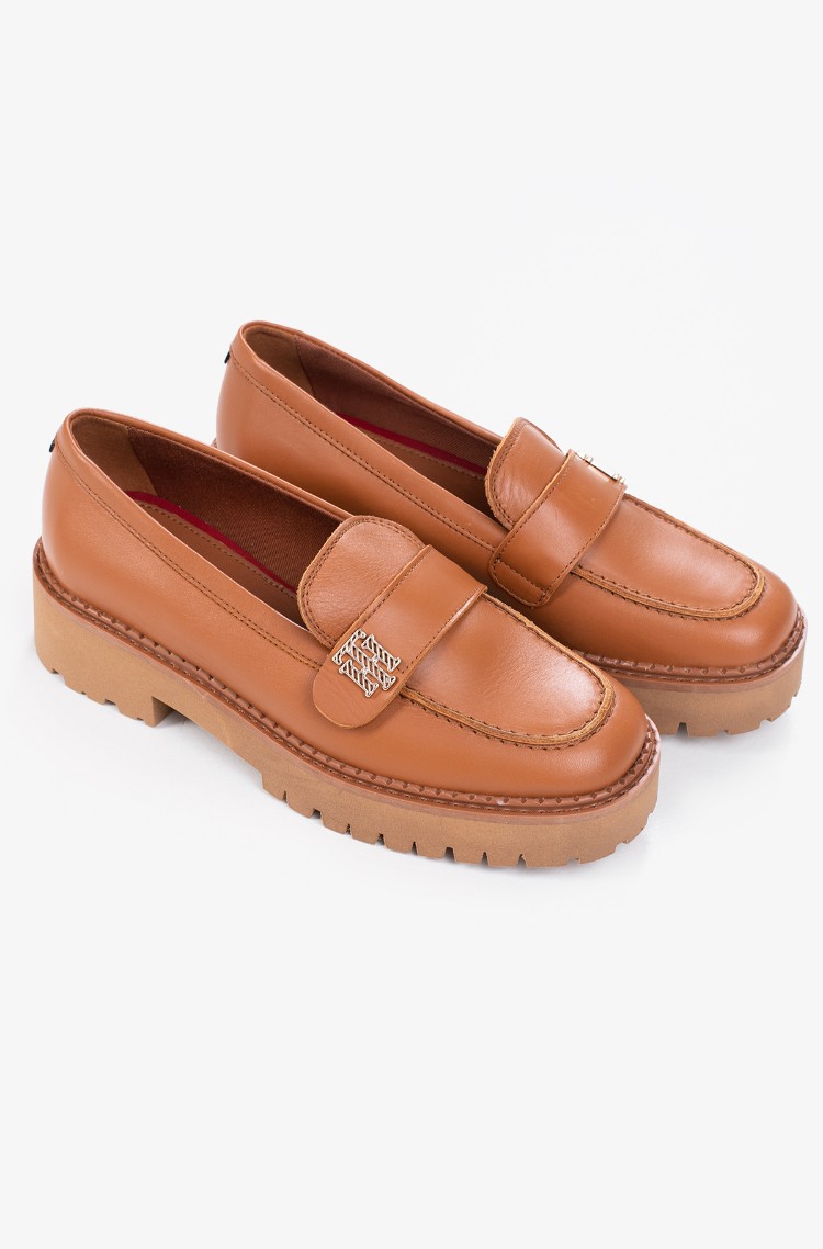 Brown1 Shoes TH HARDWARE CHUNKY LOAFER Tommy Hilfiger, Shoes Shoes TH HARDWARE CHUNKY LOAFER Hilfiger, Shoes | Denim Dream e-store