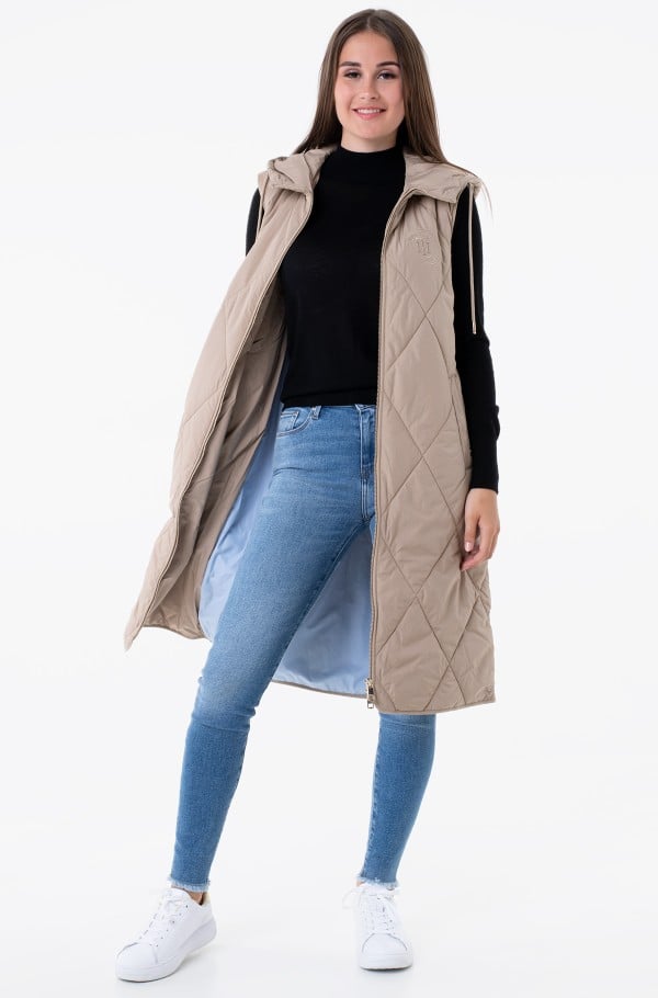 LW SORONA QUILTED LONG VEST