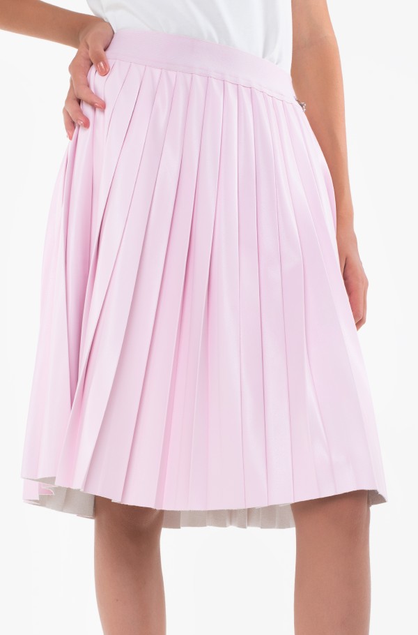 Guess pink pleated outlet skirt