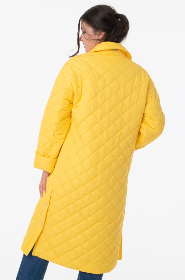 Yellow 1 Jacket QUILTED SORONA LONG SHACKET Tommy Hilfiger, Jackets | Denim  Dream e-store