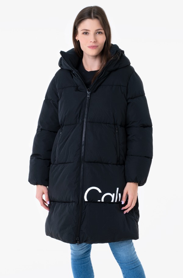 OFF PLACED LOGO OVERSIZED PUFFER