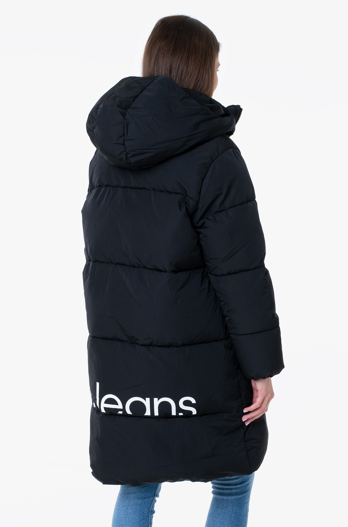 Jope OFF PLACED LOGO OVERSIZED PUFFER-full-2