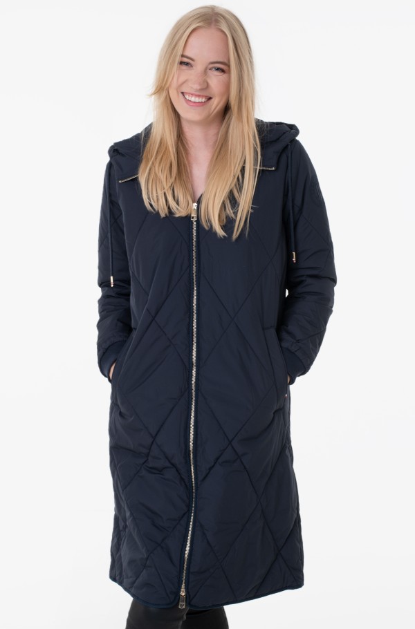 LW SORONA QUILTED COAT-hover
