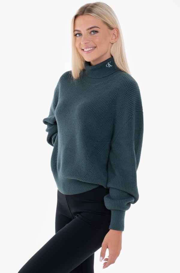 CK CHUNKY ROLL NECK-hover