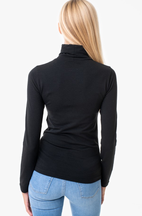 MODAL STRETCH ROLL NECK TOP-hover