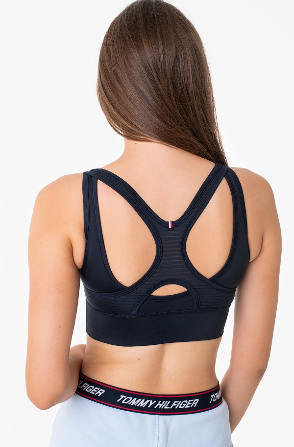 MID INTENSITY STRIPE MESH BRA-hover
