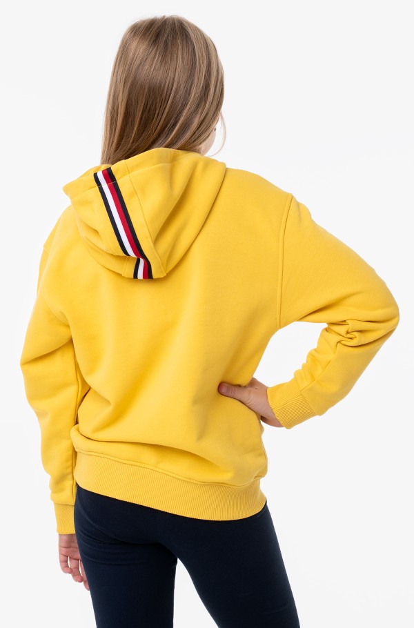 Mustard tommy hilfiger hoodie sale