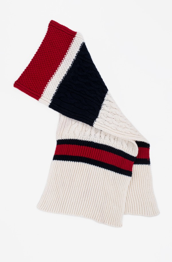 TH PREMIUM CABLE KNIT SCARF