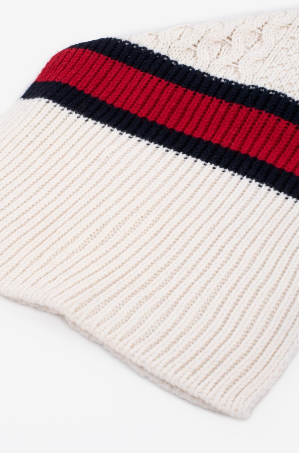 TH PREMIUM CABLE KNIT SCARF-hover